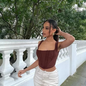 High Quality Sexy Y2k Corset Crop Top - Summer Streetwear Party Club Fashion White Top