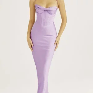 High Quality Y2K Summer Maxi Bodycon Dress - Pink Satin Party Dress, Sexy 90s Fashion, Wedding Night Outfit