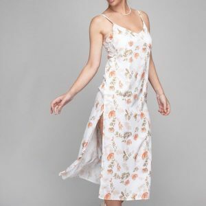 Parisian Blooms Backless Cami Dress - Floral Vintage Summer Midi, Perfect for Spring & Mother's Day