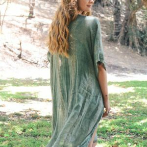 Tribal Elegance Longline Kimono - Boho Beach Cover-Up, Grunge Cardigan, Stylish Summer Outfit