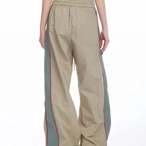 Vintage Patchwork Long Trousers: Y2K Streetwear Baggy Loose Casual Drawstring Joggers