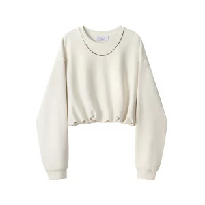 Y2K Aesthetic Cropped Hoodie: Autumn Winter Korean Fashion Sweatshirt