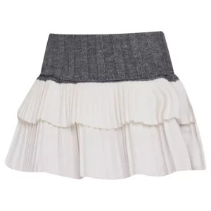 Y2K Aesthetic Elastic Waist Mini Skirt - Korean Fashion Gyaru Vintage Style