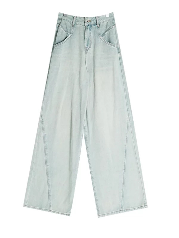 Y2K Aesthetic Flare Jeans - Harajuku Fashion Denim Pants for Women