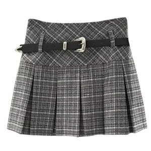 Y2K Aesthetic Plaid Mini Skirt - Summer Women's Preppy Style - Japanese Fashion - High Waist A-line