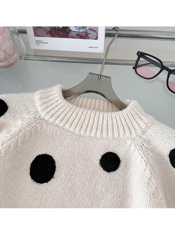 Y2K Aesthetic Vintage Sweater Pullover - French Style Knitwear for Women