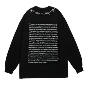 Y2K Gothic Print Oversized Hoodie - Unisex Streetwear Pullover