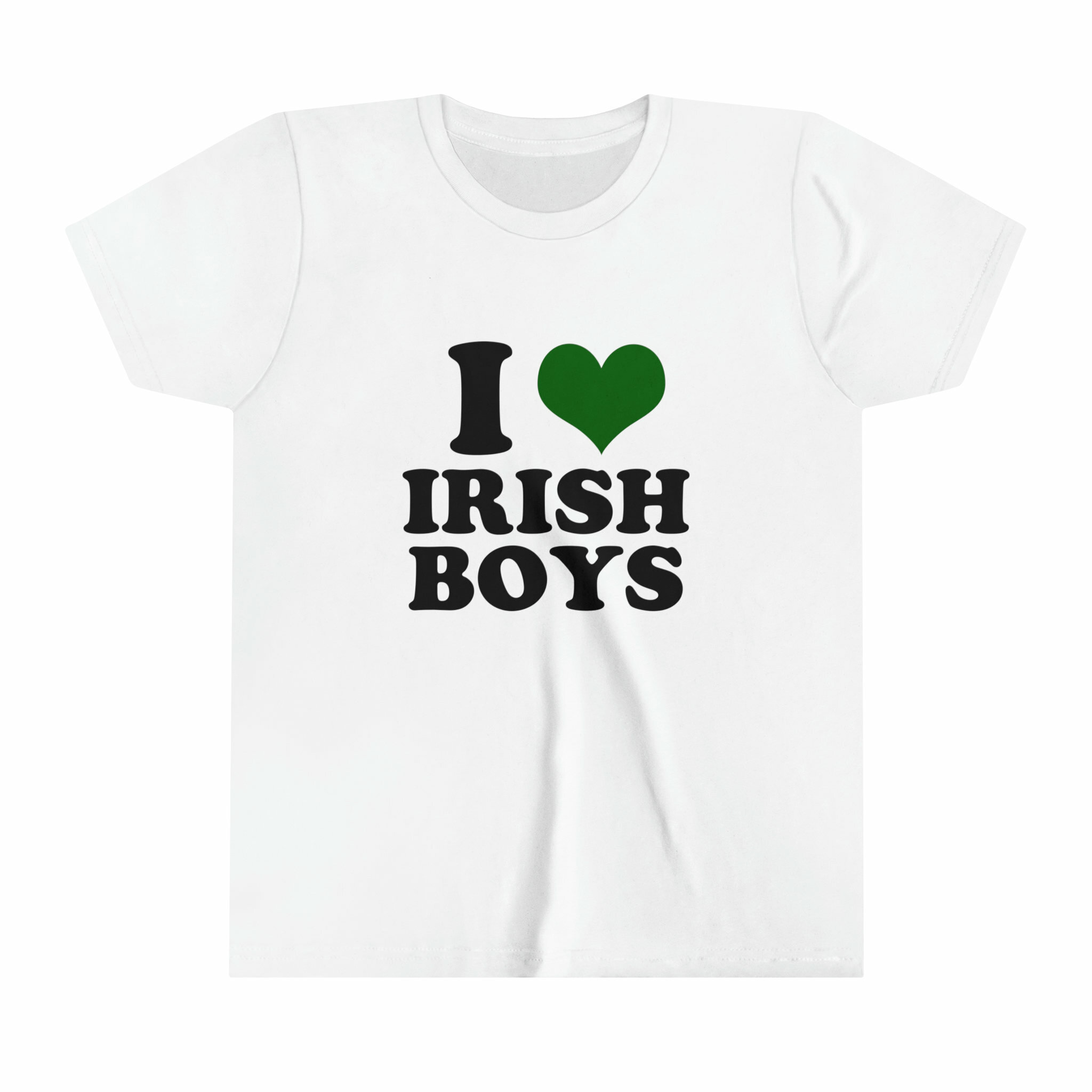 Y2K Grunge 90s Fashion: I Love Irish Boys Baby Tee - Dress to Impress Spring Outfits