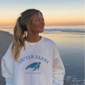 Y2K Grunge 90s Fashion Unisex Sweatshirt - Outer Banks Beach Style