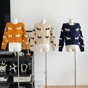 Y2K Grunge Aesthetic Sweater - Vintage Korean Fashion Pullover