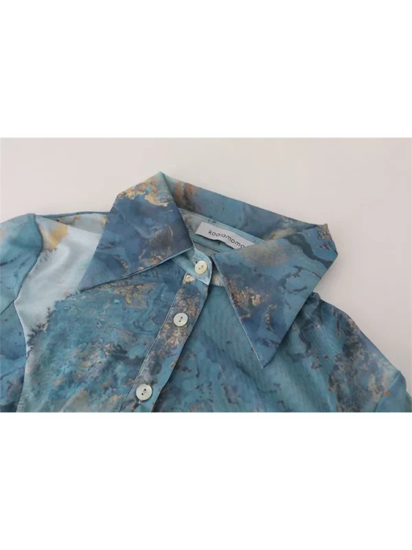 Y2K Grunge Aesthetic Vintage French Style Long Sleeve Blouse