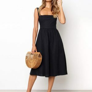 Y2K Grunge Backless Ruched Slip Midi Dress - Summer Casual Chic for Women