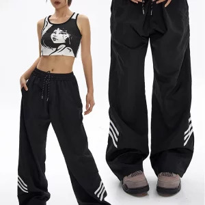 Y2K Grunge Cargo Pants: Korean Fashion Vintage Joggers