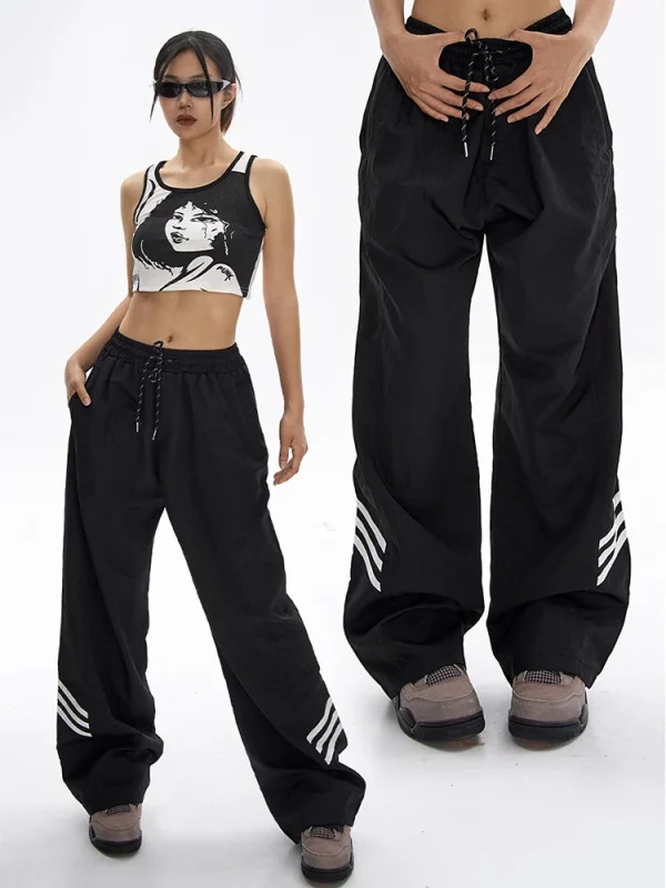 Y2K Grunge Cargo Pants: Korean Fashion Vintage Joggers