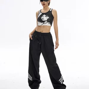 Y2K Grunge Cargo Pants: Korean Fashion Vintage Joggers