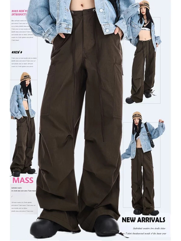 Y2K Grunge Cargo Pants: Vintage American Style for Women