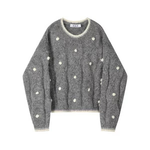 Y2K Grunge Style Sweater - Vintage Cozy Knitwear for Women