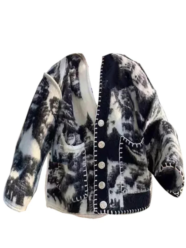 Y2K Grunge Vintage Harajuku Cardigan Sweater - Korean Fashion Streetwear Goth