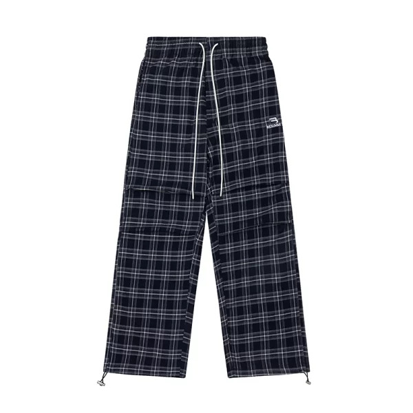 Y2K Harajuku Vintage Plaid Pants - Japanese Streetwear Grunge Kpop Joggers