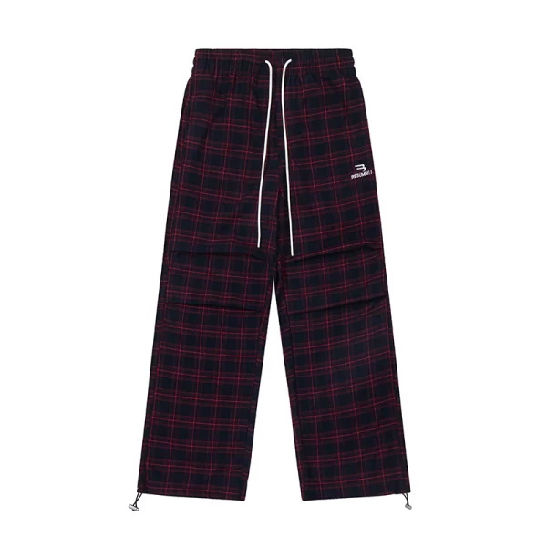 Y2K Harajuku Vintage Plaid Pants - Japanese Streetwear Grunge Kpop Joggers