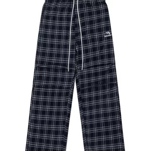 Y2K Harajuku Vintage Plaid Pants - Japanese Streetwear Grunge Kpop Joggers