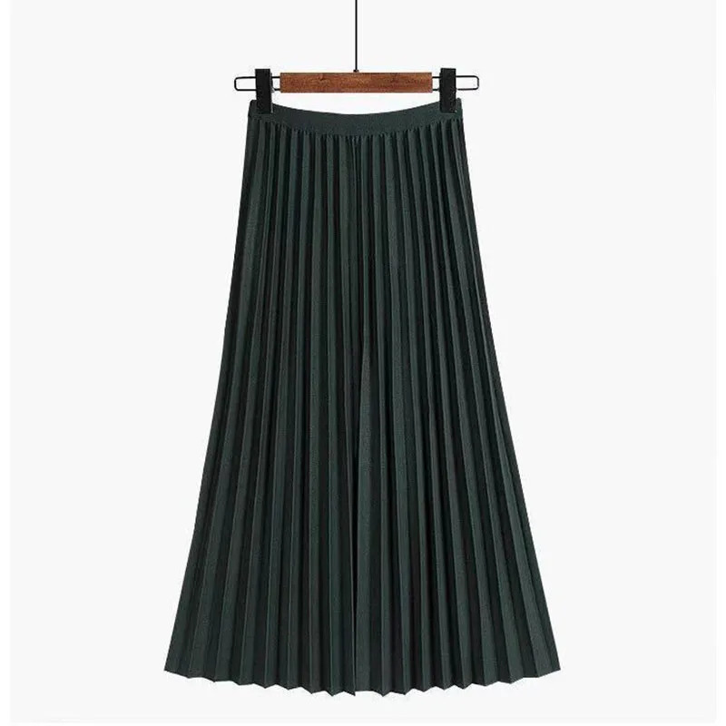 Y2K High Waist Pleated Skirt - 90s Grunge, Retro, and Pastel Goth Summer Fashion