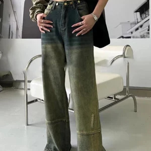 Y2K Japanese Denim Cargo Pants - Vintage Grunge Baggy Jeans for Harajuku Fashion - Cyber Goth 200