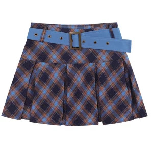 Y2k Plaid Mini Skirt - Japanese Fashion Aesthetic - Cute Retro Style - Harajuku Coquette Look