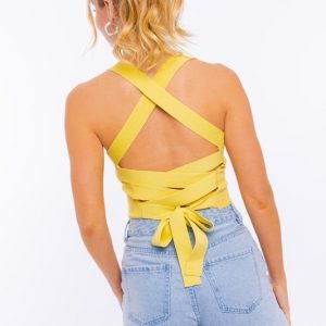 Y2K Ribbed Knit Cami Crop Top - Coquette, Boho, Open Back, Spring & Summer Fashion