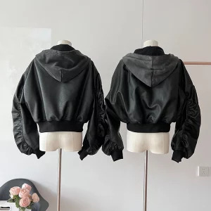 Y2K Streetwear Vintage Racer Jacket - Autumn Winter Women's Harajuku Fashion Hoodie Coat