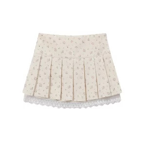 Y2K Summer Aesthetic Lace Mini Skirt - Grunge Mori Girl Retro Style