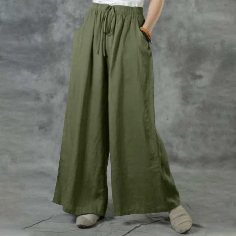 Y2K Summer Casual Wide-Leg Pants - Retro 90s Fashion, Grunge, and Pastel Goth Outfits