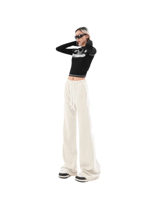 Y2K Summer Streetwear Elastic Waist Sweatpants for Women