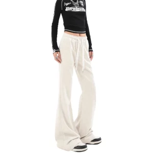 Y2K Summer Streetwear Elastic Waist Sweatpants for Women