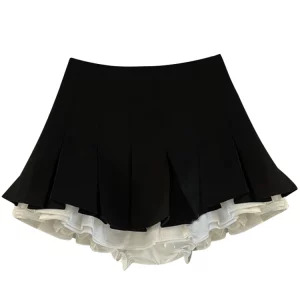 Y2K Summer Women's Fashion Mini Skirt - Ballet Core Aesthetic - Preppy Cute Design - Kpop Inspired