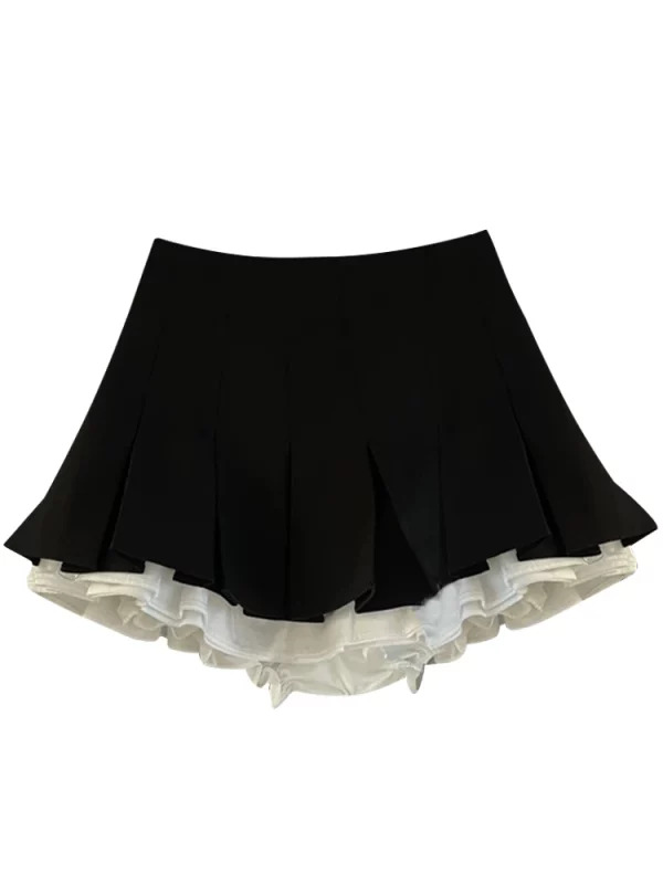 Y2K Summer Women's Fashion Mini Skirt - Ballet Core Aesthetic - Preppy Cute Design - Kpop Inspired