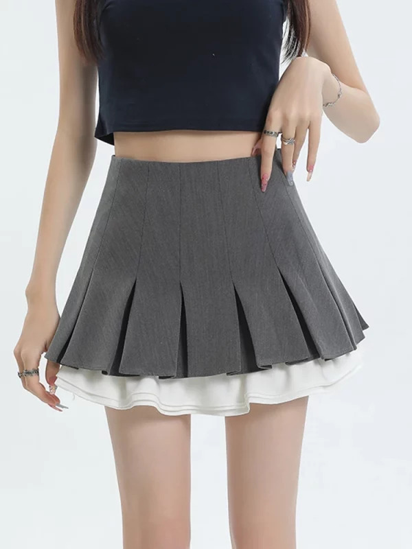 Y2K Summer Women's Fashion Mini Skirt - Ballet Core Aesthetic - Preppy Cute Design - Kpop Inspired