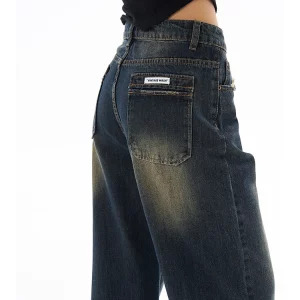 Y2K Vintage Aesthetic Baggy Jeans - Grunge Denim Pants