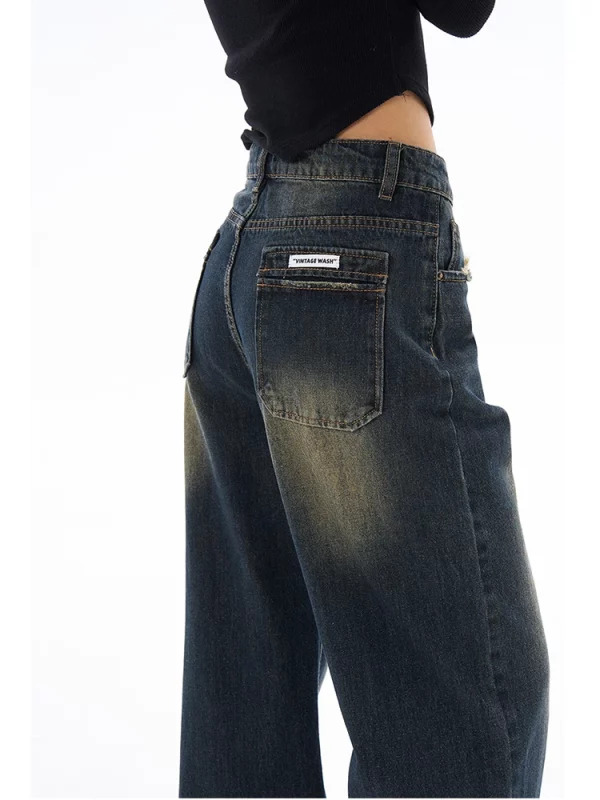 Y2K Vintage Aesthetic Baggy Jeans - Grunge Denim Pants