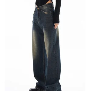 Y2K Vintage Aesthetic Baggy Jeans - Grunge Denim Pants