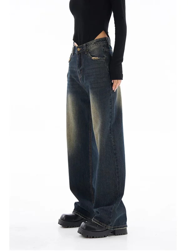 Y2K Vintage Aesthetic Baggy Jeans - Grunge Denim Pants