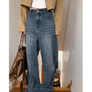 Y2K Vintage American Japanese Fashion Baggy Denim Pants - Wide Leg Jeans Streetwear Grunge Outfits