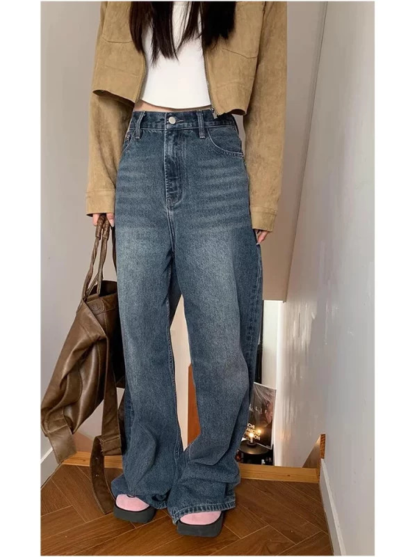 Y2K Vintage American Japanese Fashion Baggy Denim Pants - Wide Leg Jeans Streetwear Grunge Outfits