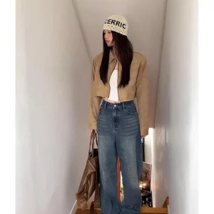 Y2K Vintage American Japanese Fashion Baggy Denim Pants - Wide Leg Jeans Streetwear Grunge Outfits