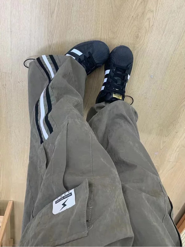 Y2K Vintage Cargo Pants: American 90s Streetwear Grunge Joggers