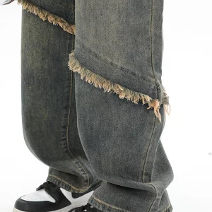 Y2K Vintage Denim Pants: Korean Baggy Jeans for Grunge Harajuku Streetwear