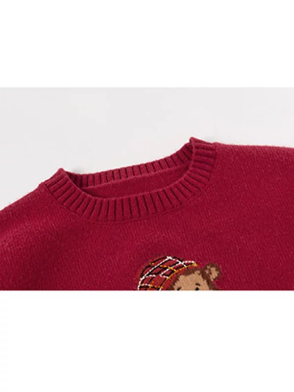 Y2K Vintage Embroidered O-Neck Sweater - Autumn/Winter Aesthetic Pullover