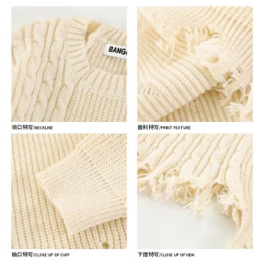 Y2K Vintage Harajuku Style Knitwear Sweater