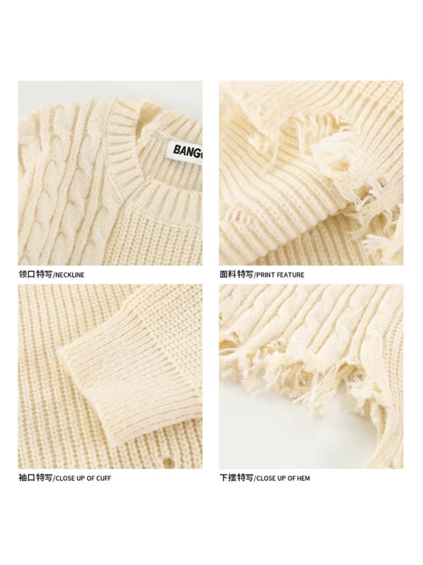 Y2K Vintage Harajuku Style Knitwear Sweater