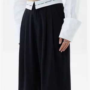 Y2K Vintage Harajuku Style Loose Fit Pants - Retro 90s Grunge Fashion